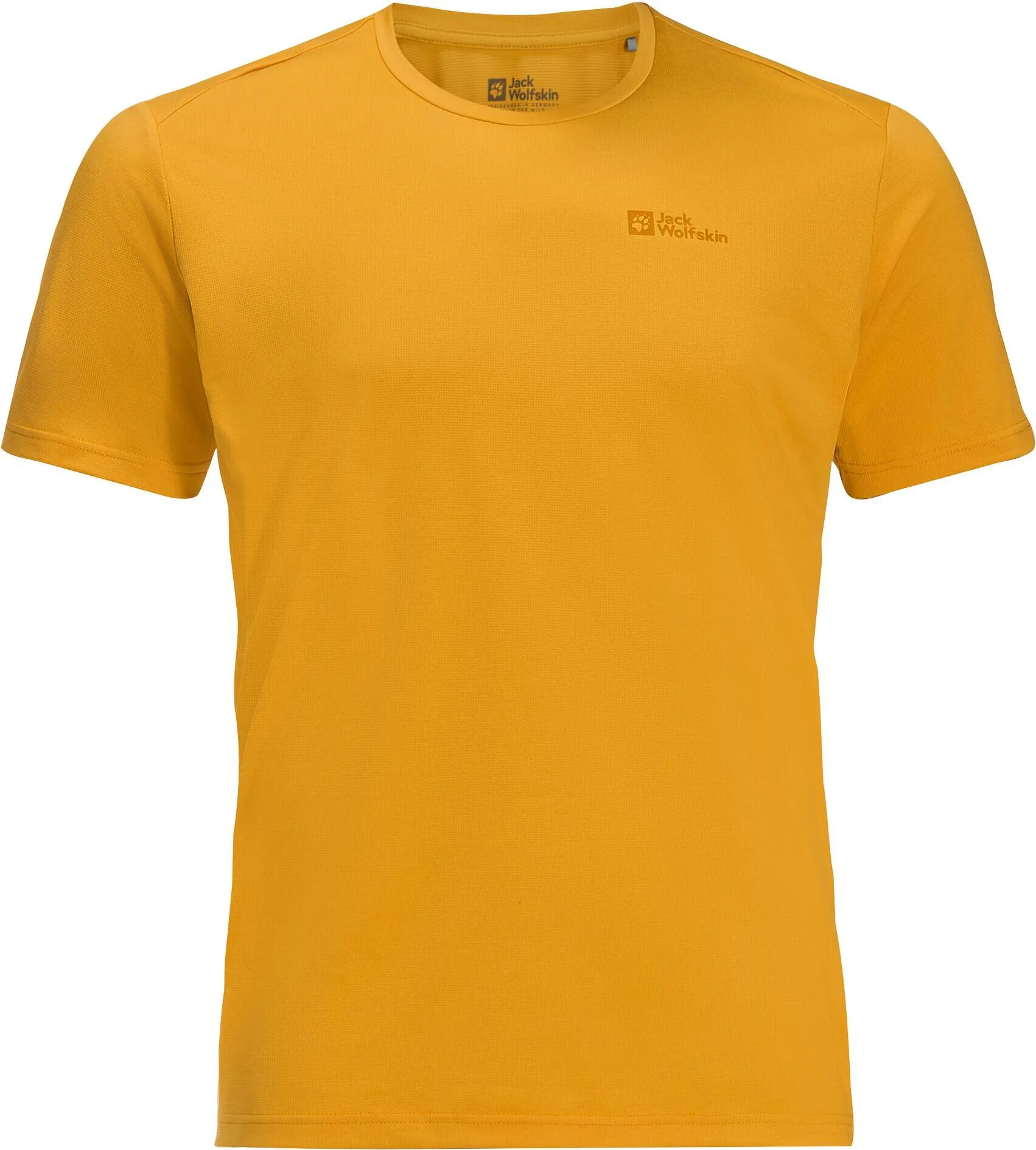 Jack Wolfskin Delgami Short Sleeve M - Herren T-Shirt für sämtliche Outdoor Aktivitäten