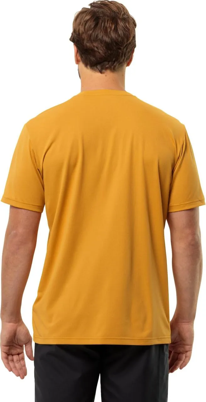 Jack Wolfskin Delgami Short Sleeve M - Herren T-Shirt für sämtliche Outdoor Aktivitäten
