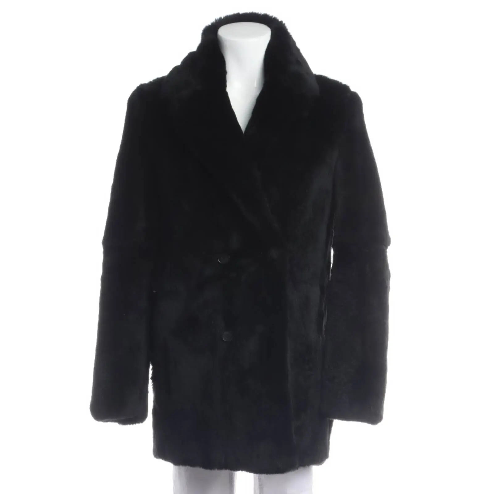 Wintermantel 34 Schwarz